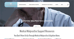 Desktop Screenshot of physicianlitigationstress.org