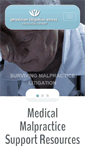 Mobile Screenshot of physicianlitigationstress.org